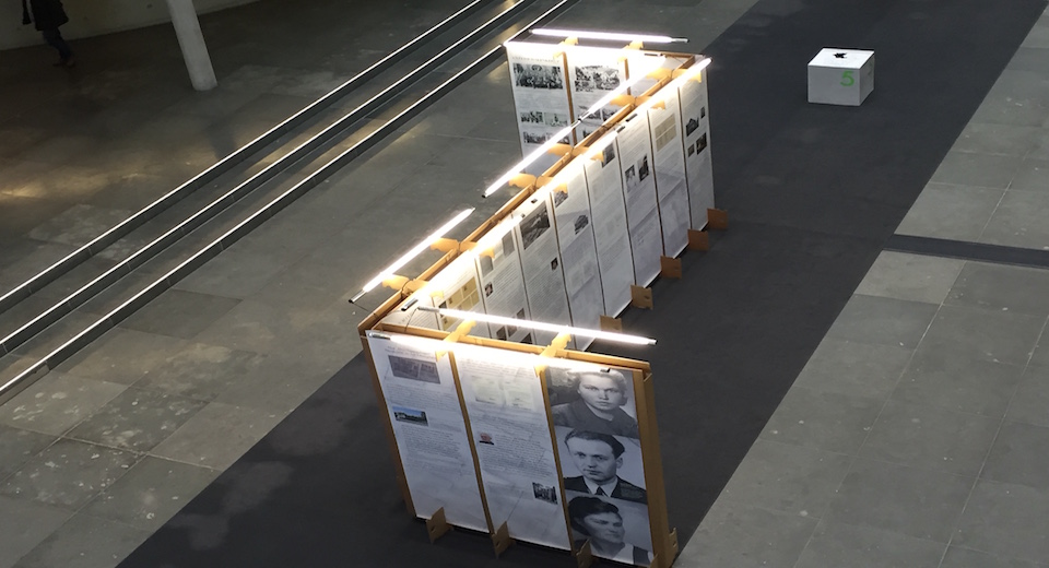 Stellwände Ausstellung im Deutschen Bundestag der Projektgruppe Zwangsarbeit